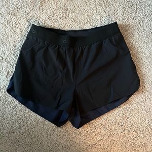 Outdoor Voice Running Shorts (Black/Navy) with lining